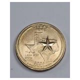 Gold Plated 2004-D Washington Quarter