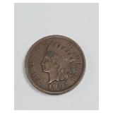 Partial Liberty 1901 Indian Head Penny