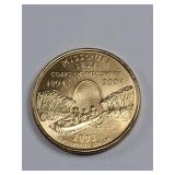 Gold Plated 2003 Washington Quarter