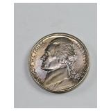 BU Toned 1985 Jefferson Nickel