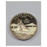 2001-S Clad Proof Washington Quarter