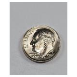 BU 1987 Roosevelt Dime