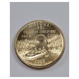 Gold Plated 2003-D Washington Quarter