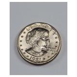 BU 1981-D Susan B. Anthony Dollar