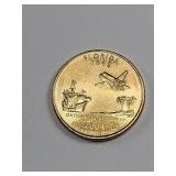 Gold Plated 2004-D Washington Quarter