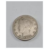 Partial Liberty 1909 V-Nickel