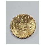 Gold Plated 2003-D Washington Quarter