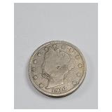Partial Liberty 1910 V-Nickel