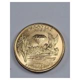 Gold Plated 2003 Washington Quarter