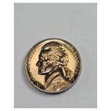 Toned 1962 Proof Jefferson Nickel