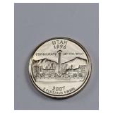 2007-S Clad Proof Washington Quarter
