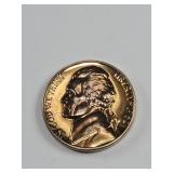 Toned 1962 Proof Jefferson Nickel