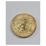 Gold Plated 2000-D Washington Quarter