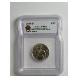 ICG Graded MS66 2025-D Washington Quarter