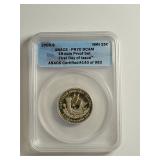 ANACS Graded PR70 DCAM 2009-S Clad Proof Washingto