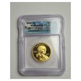 ICG Graded PR69 DCAM 2014-S Proof Sacagawea Dollar