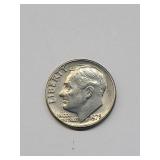 BU 1973 Roosevelt Dime