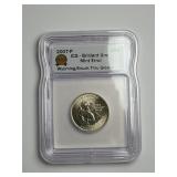 ICG Graded BU 2007 Washington Quarter