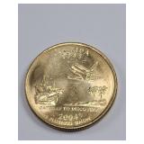 Gold Plated 2004 Washington Quarter