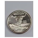 2007-S Clad Proof Washington Quarter