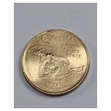 Gold Plated 2004 Washington Quarter