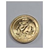 Gold Plated 2013-D Washington Quarter