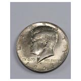 AU Silver 1968-D Kennedy Half Dollar