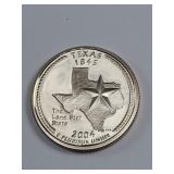 2004-S Clad Proof Washington Quarter