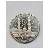 2001-S Clad Proof Washington Quarter