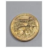 Gold Plated 2016-D Washington Quarter