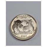 2004-S Clad Proof Washington Quarter
