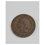 1891 Indian Head Penny
