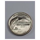 2007-S Clad Proof Washington Quarter