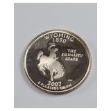 2007-S Clad Proof Washington Quarter