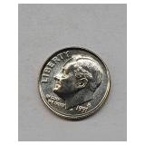 BU 1991 Roosevelt Dime