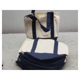 10ct Small Burlap Tote Bag