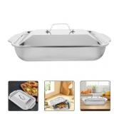 Stainless Rectangular Roasting Pan 10x16in