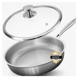 12in Plateful Titanium Pan Non-Stick w/ Lid