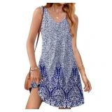 L Fantaslook Women Summer Sleeveless Sundress