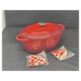 Enamel Cast Iron Oval 14.5x9in