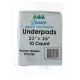 150ct Personal Care Underpads 23x36in