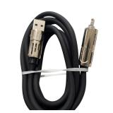 6ft GREY USB Charging Cable w/LED Indicators 240W