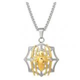 22in Marvel Men's Spiderman Pendant with Chain