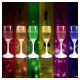 6ct Light Up Champagne Flutes
