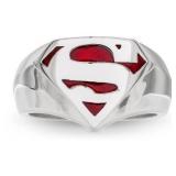 Size 10 DC Comics Superman Logo Ring