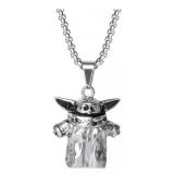 22in Star Wars Mandalorian Grogu Pendant Necklace