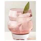 9.5oz Omari Burgundy Double Old-Fashioned Glass