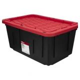 27gal Storage Tote w/Snap Lid Hyper Tough