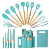 19pc Silicone Kitchen Utensils