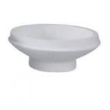 White Ceramic Pedestal Bowl
